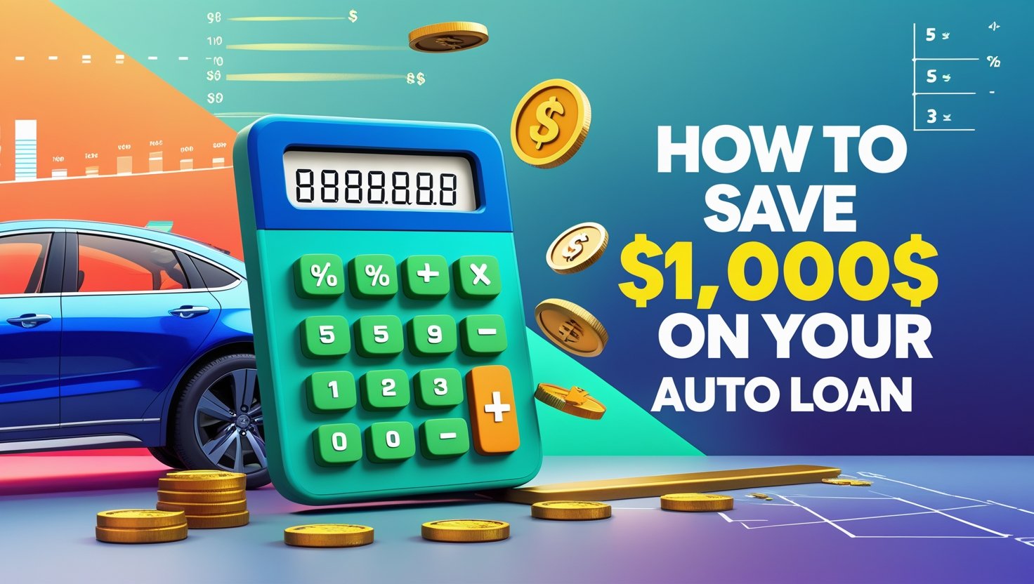 uto loan payoff calculator with input fields for loan balance, interest rate, and extra payments.